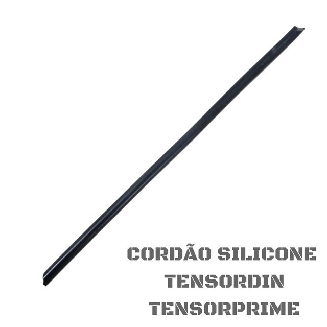 Cordão Silicone Preto Reposição para Tensordin e Tensor Prime