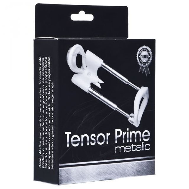 Extensor Peniano Tensor Prime Metal Branco Modelo Alumínio