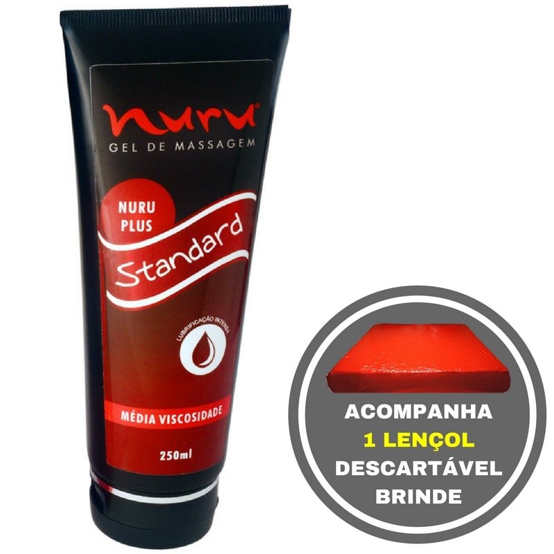 Massagem Nuru O Que é Gel de Massagem Nuru Standard 250ml com Lençol Descartável | Hot Sex Shop