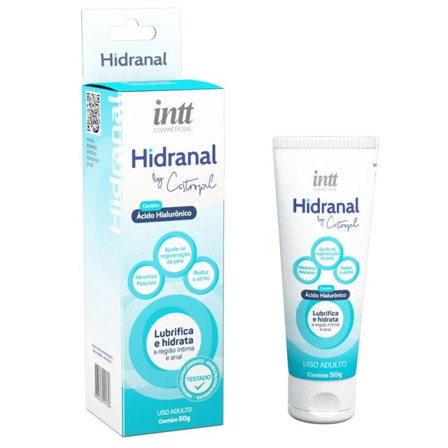 Hidranal Lubrificante e Hidratante Anal com Ácido Hialurônico 50g Intt