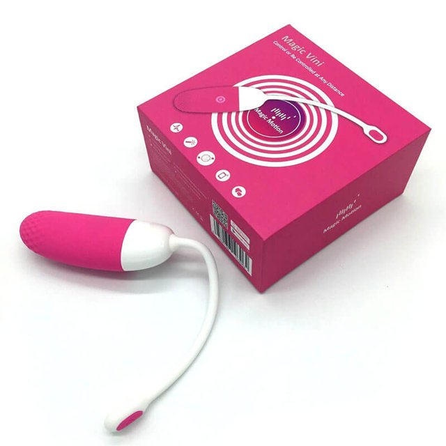Vibrador Vini Pink Magic Motion Recarregável com APP e Bluetooth