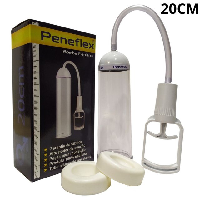 Kit Extensor Peniano Peneflex Power + Bomba Peneflex 20cm