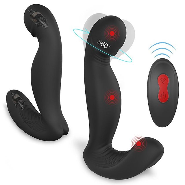 Massageador de Próstata Rotativo Jiggle S-Hande Recarregável