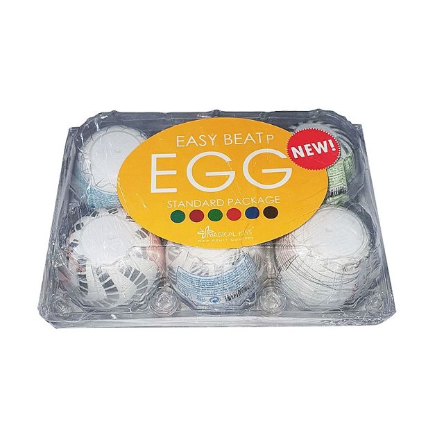 Masturbador Egg Magical Kiss Easy Beat Caixa 6 Unidades Sortidas