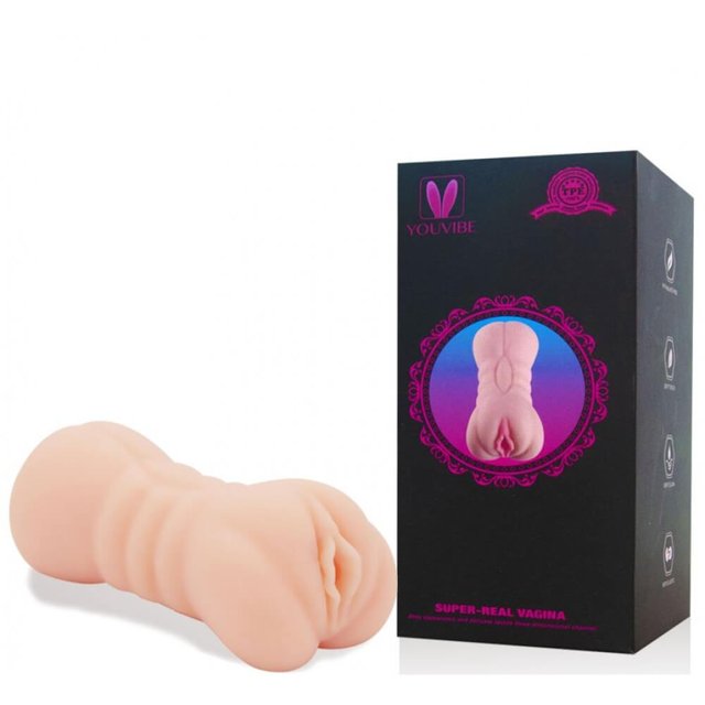 Masturbador Vagina / Ânus em Cyber Skin Canal Duplo Realístico