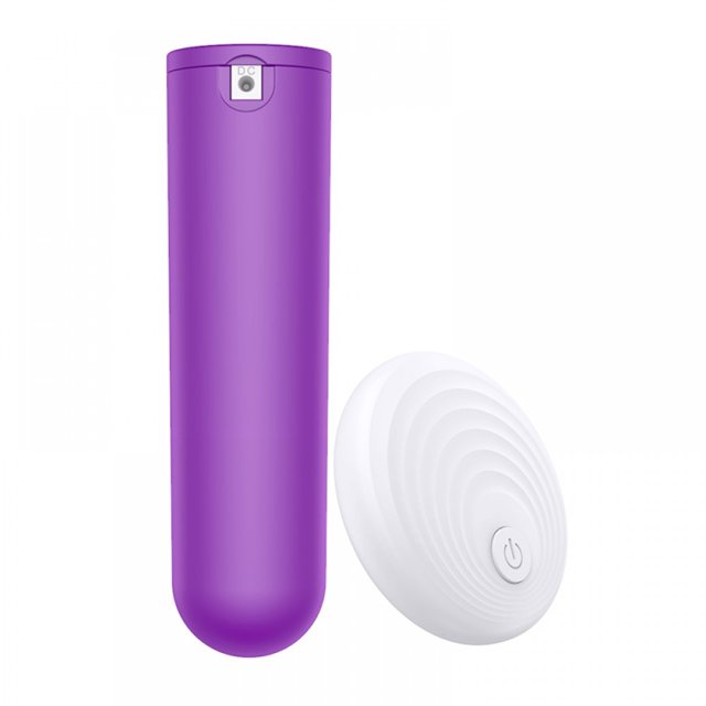 Micro Bullet Vibrador Recarregável e Controle Sem Fio 10 Modos