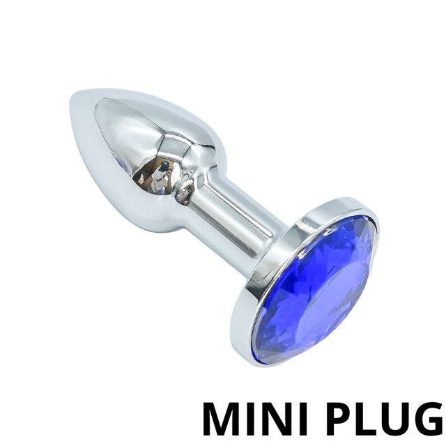 Mini Plug Anal Jia Metal Azul Sex Shop 5,6cm Prazer | Hot Sex Shop Mini Plug Anal Jia Metal Azul Sex Shop 5,6cm Prazer | Hot Sex Shop