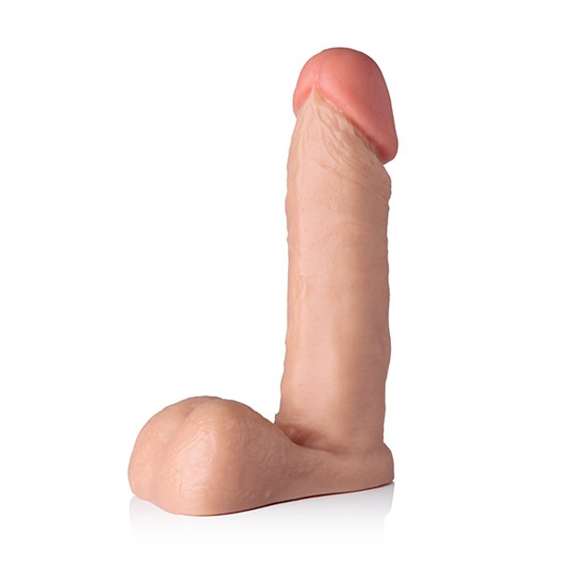 Pênis com Escroto Realístico cor Pele 16,5 x 4cm