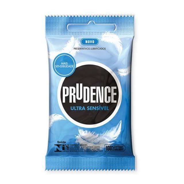 Preservativo Masculino Prudence Ultra Sensível 3 unidades
