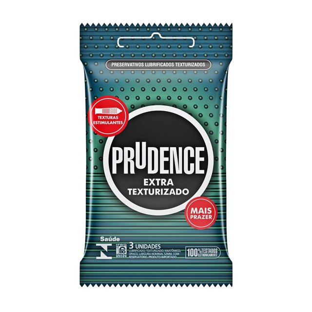 Preservativo Prudence Extra Texturizado 3 unidades