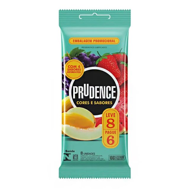 Preservativo Prudence Mix com 4 Sabores Diferentes