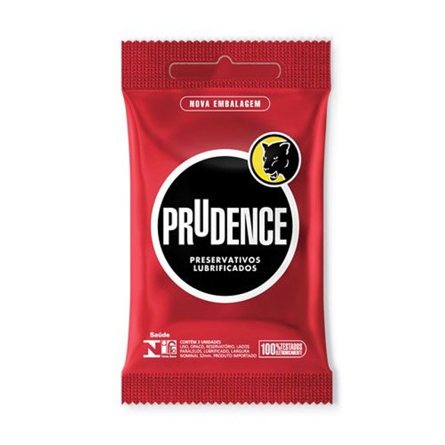 Preservativo Prudence Tradicional Lubrificado 3 unidades