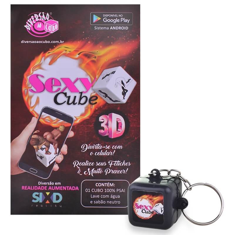 Sexy Cube 3d Dadinho Com Realidade Aumentada Hot Sex Shop 6872