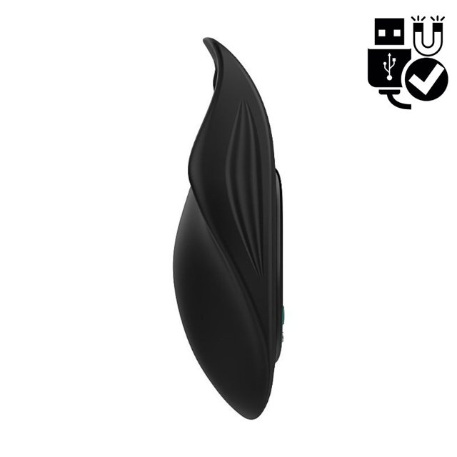 Vibrador de Calcinha Manta com Controle Remoto 9 Modos Preto