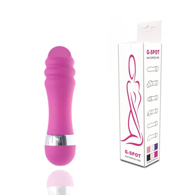 Vibrador Personal Rosa com Anéis Massageadores em Soft Touch