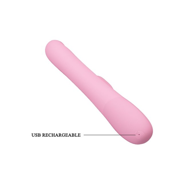 Vibrador Rotativo Pretty Love Truman Recarregável USB Rosa