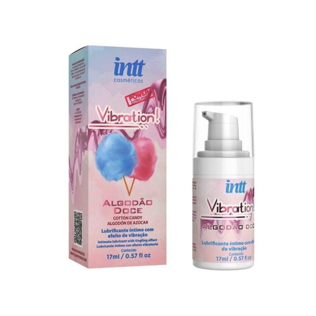 Vibration Algodão Doce Power Extra Forte Intt 17ml Eletrizante Unissex