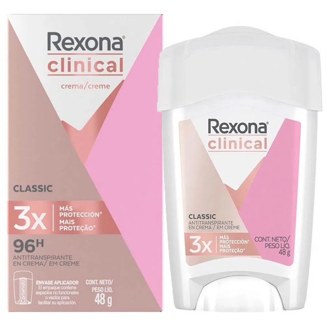 Antitranspirante Creme Classic Rexona Clinical 48g - giassi