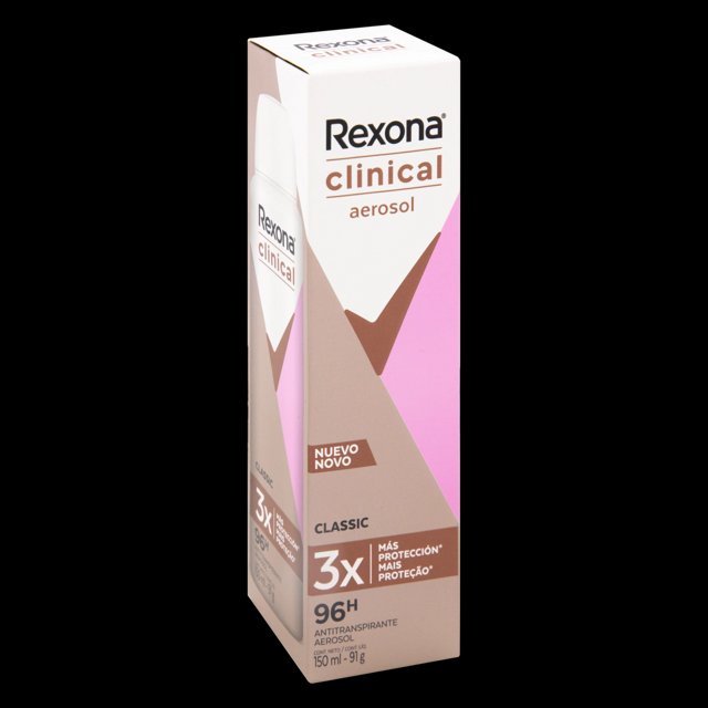 Desodorante Antitranspirante Aerosol Rexona Clinical Classic 150ml