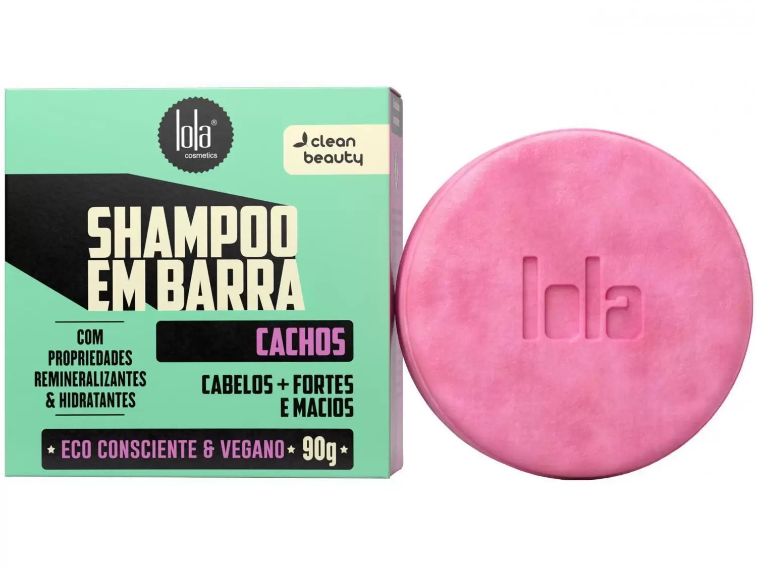 Shampoo em Barra Lola Cosmetics Cachos 90g Lojas Bella Cosméticos