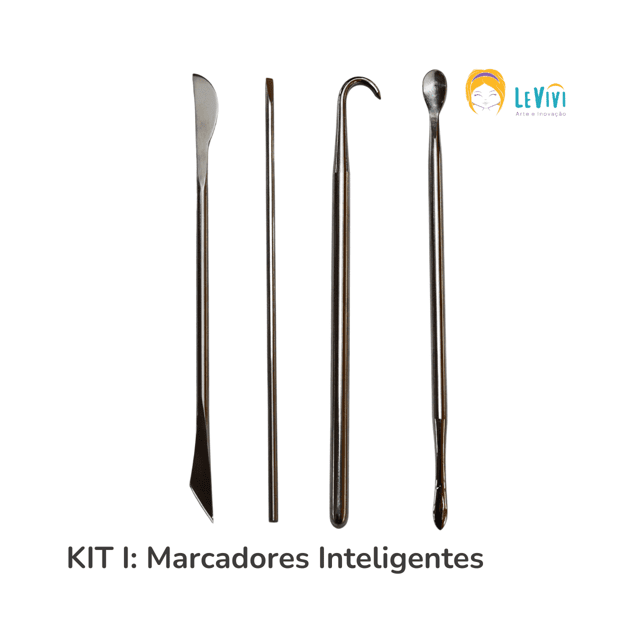 KIT I - Marcadores Inteligentes com 4 Ferramentas (Aço Inox)
