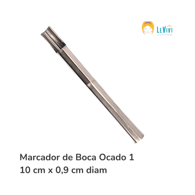 Ferramenta Inox Marcador de Boca Ocado 1 (10 cm) - LeVivi