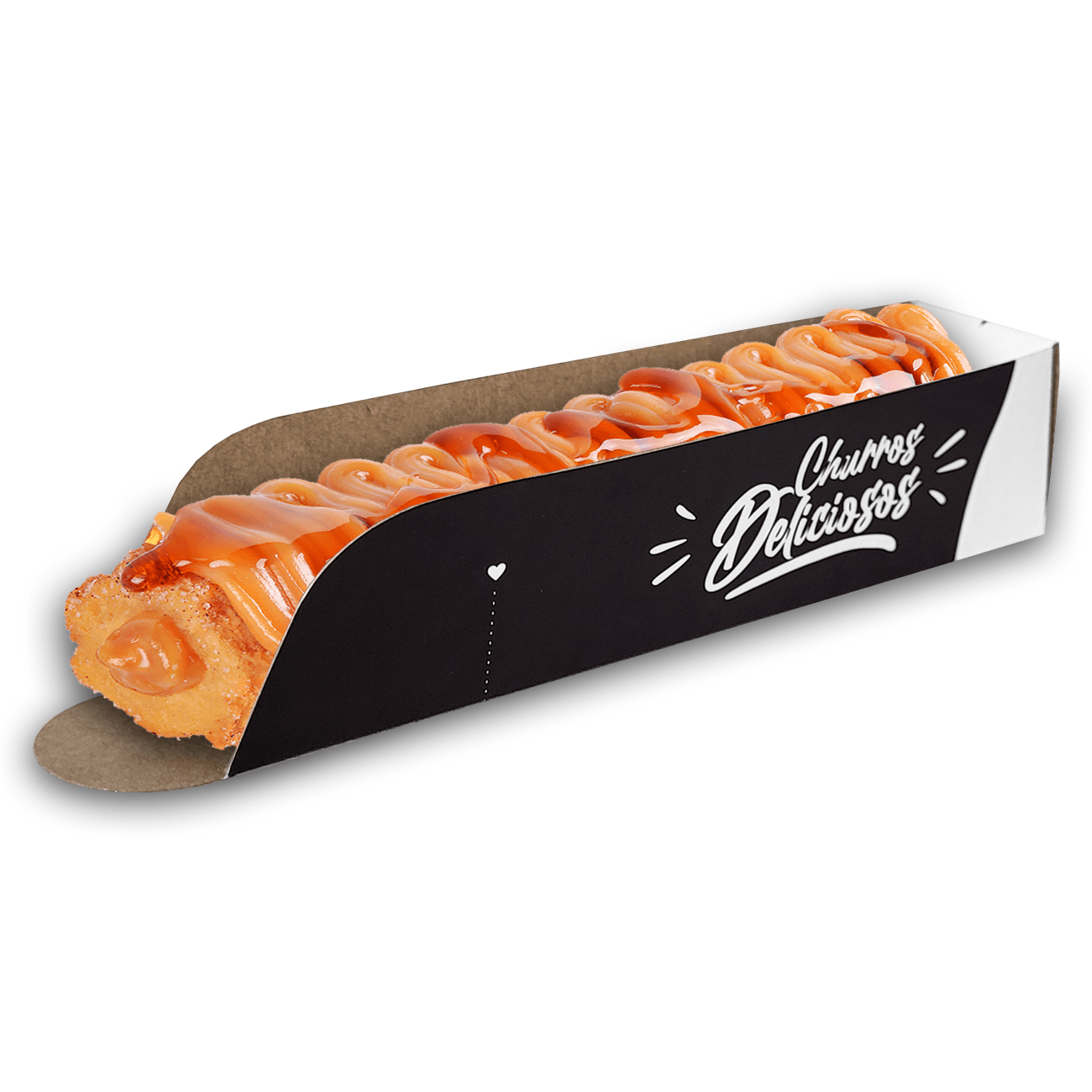 Caixinha Embalagens Para Churros (15x3x3cm) | Garden embalagens