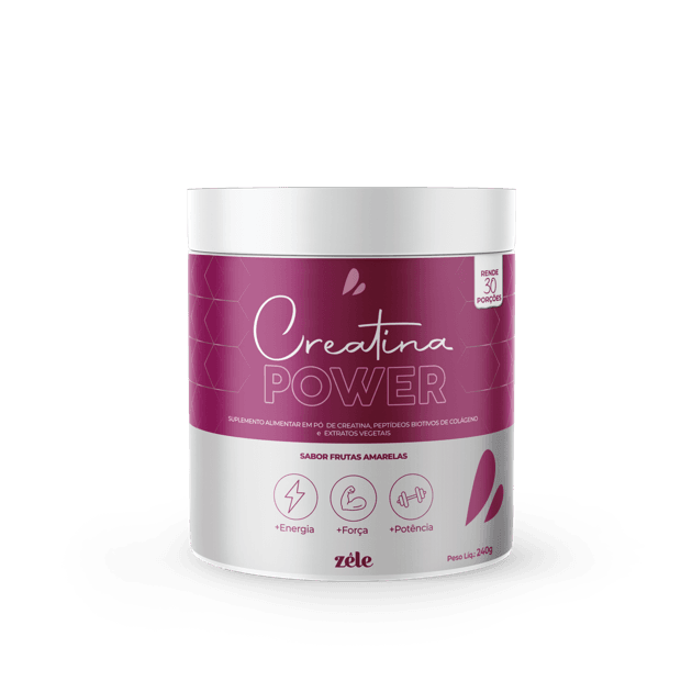 Creatina Power | Zele Suplementos Funcionais