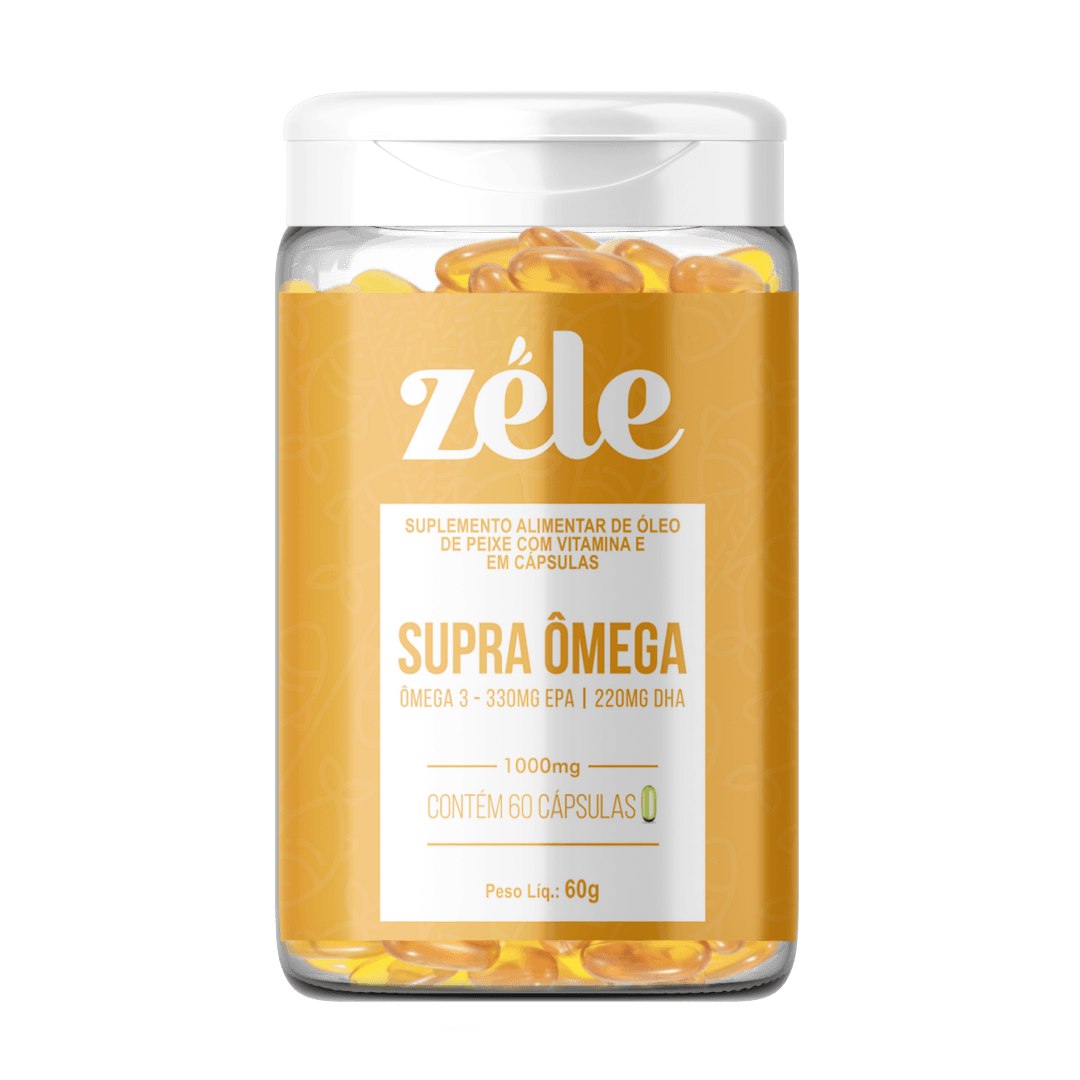 Supra Ômega 3 – Óleo de Peixe | Zele Suplementos Funcionais