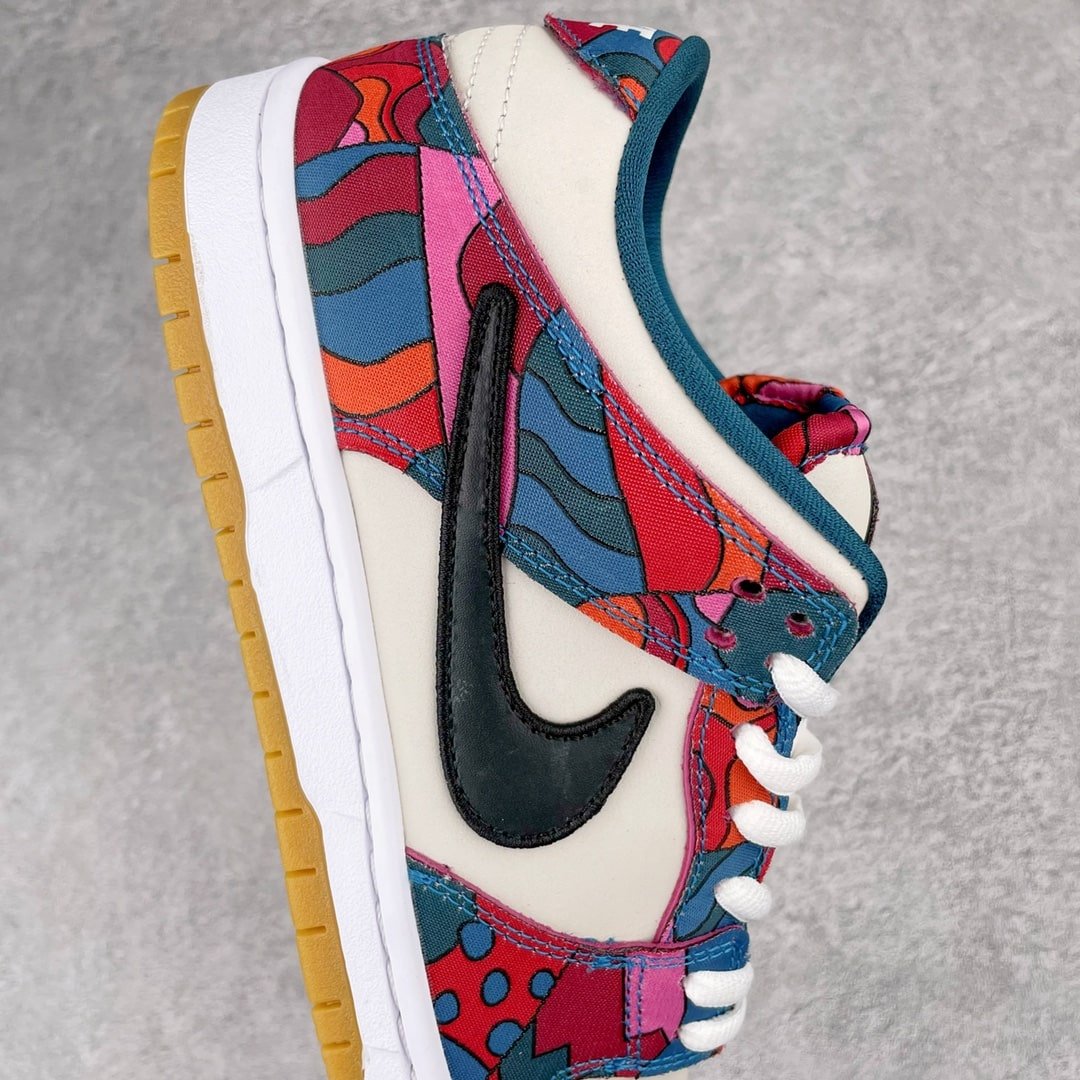 Nike sb x parra dunk sales low