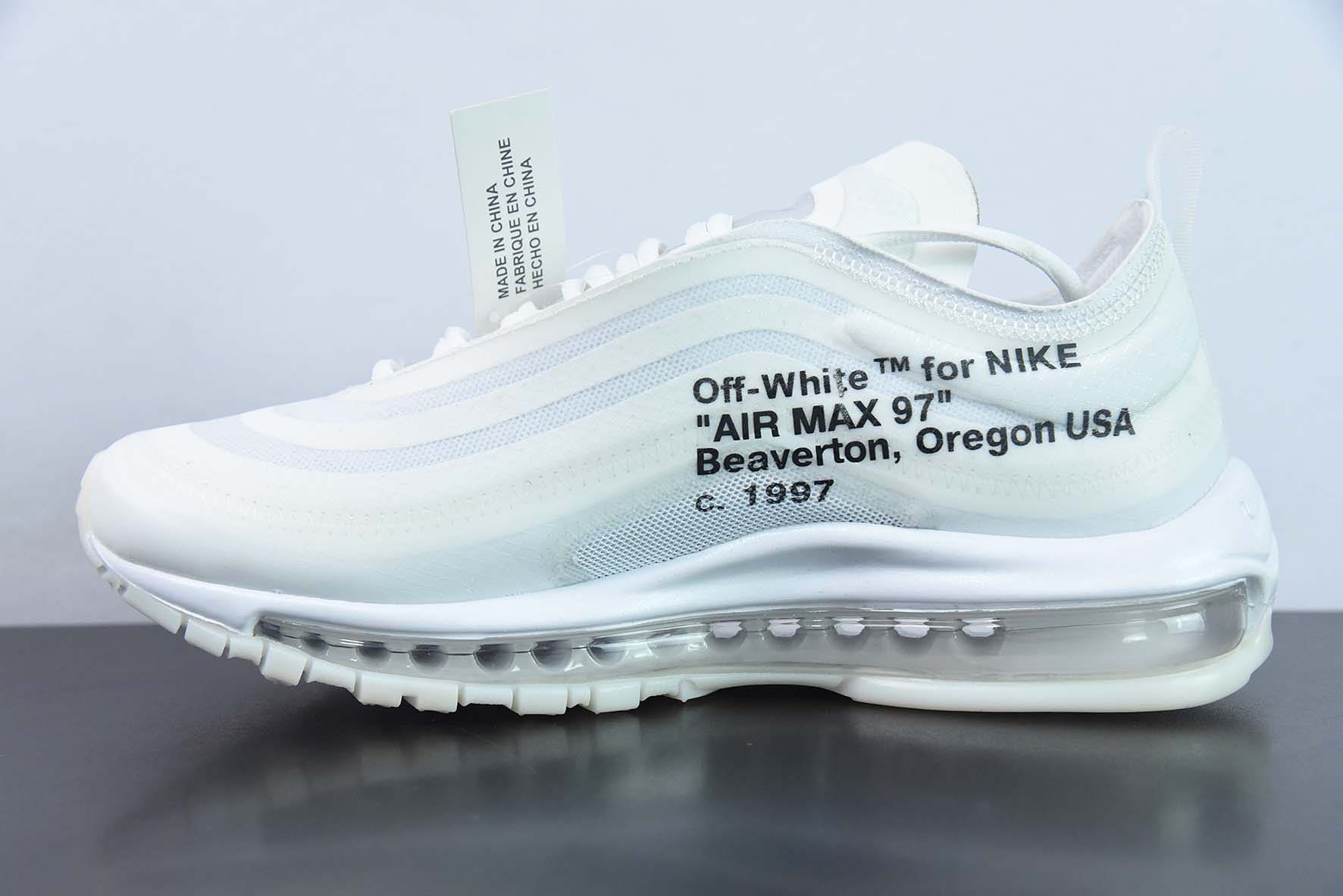 Nike silver 97 store off white