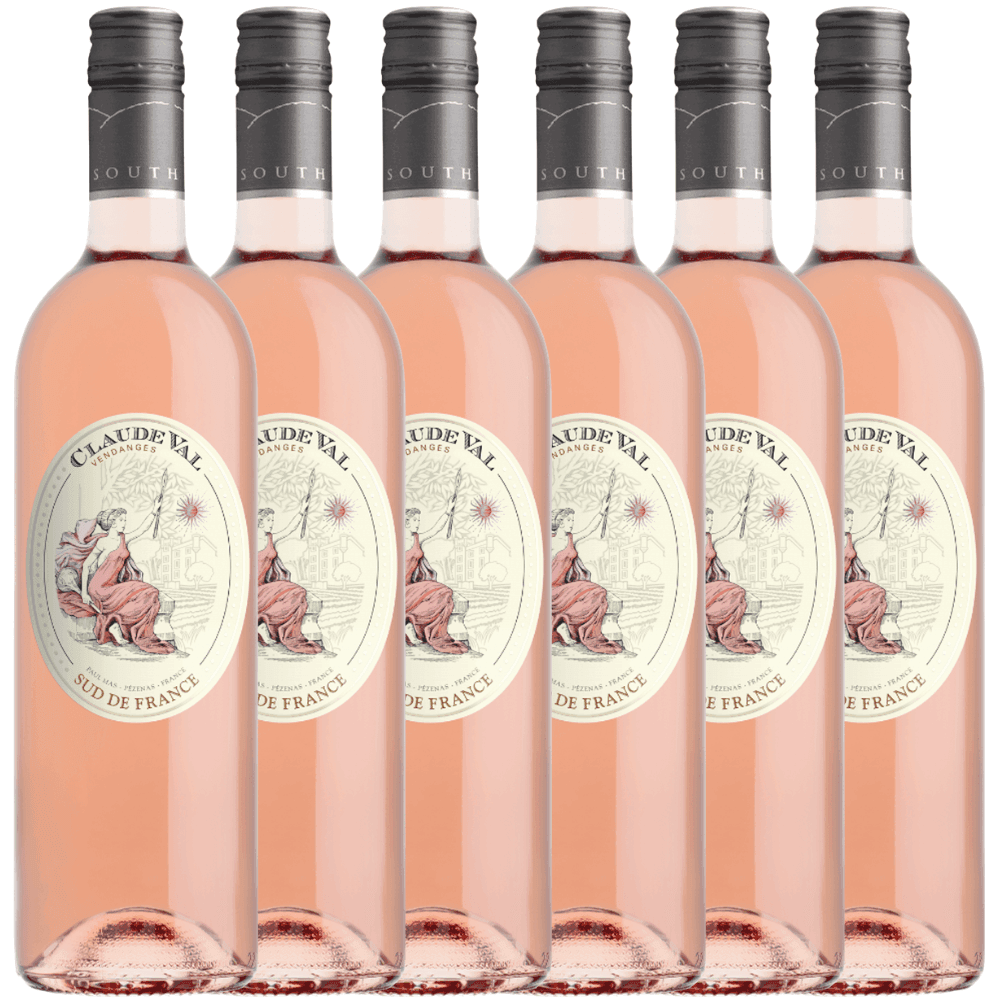 Caixa Vinho Claude Val Rosé 6 Unidades | Oferta Especial