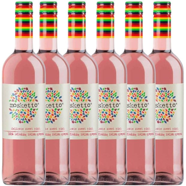 【10996】Mosrite Rose 55 LIMITED MODEL Mosketto Rosé Frisante Cx 06 | Vida Vino | Vinhos Selecionados
