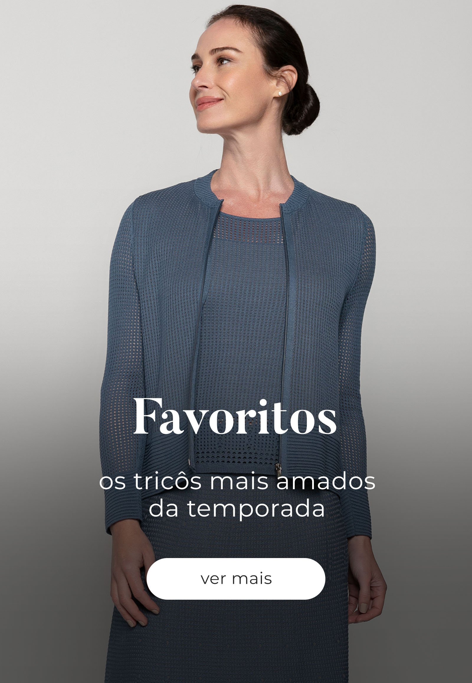 Blusa Básica Com Mini Fenda Boana