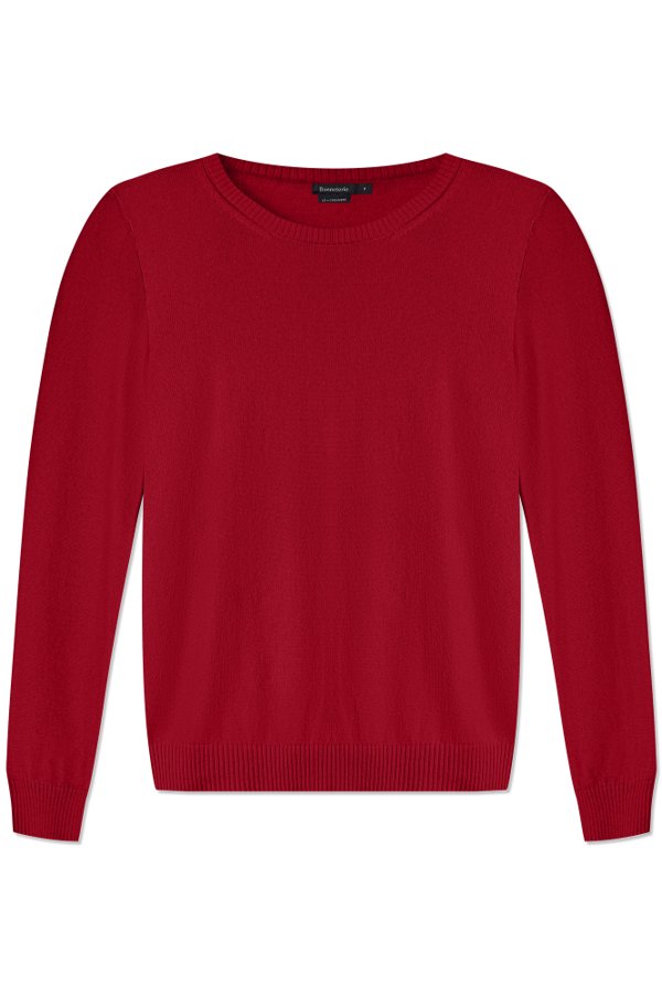 Básica de tricô em lã e cashmere Bonneterie Tricôs Premium