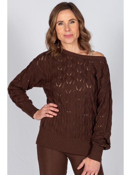 blusa tricot losango