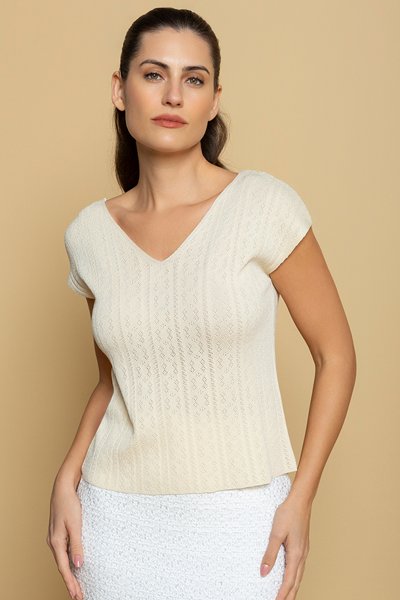 Blusa Retrô Manga Bufante Linha Eco - Tecido Ecológico Vichy - Bruna Pepper  Moda Retrô Moderna