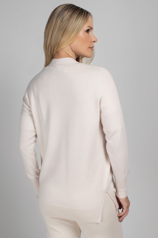 アングロ＆カンパニー BORON＋Trico Cardigan alongado de tricô com lã e cashmere | Bonneterie | Tricôs