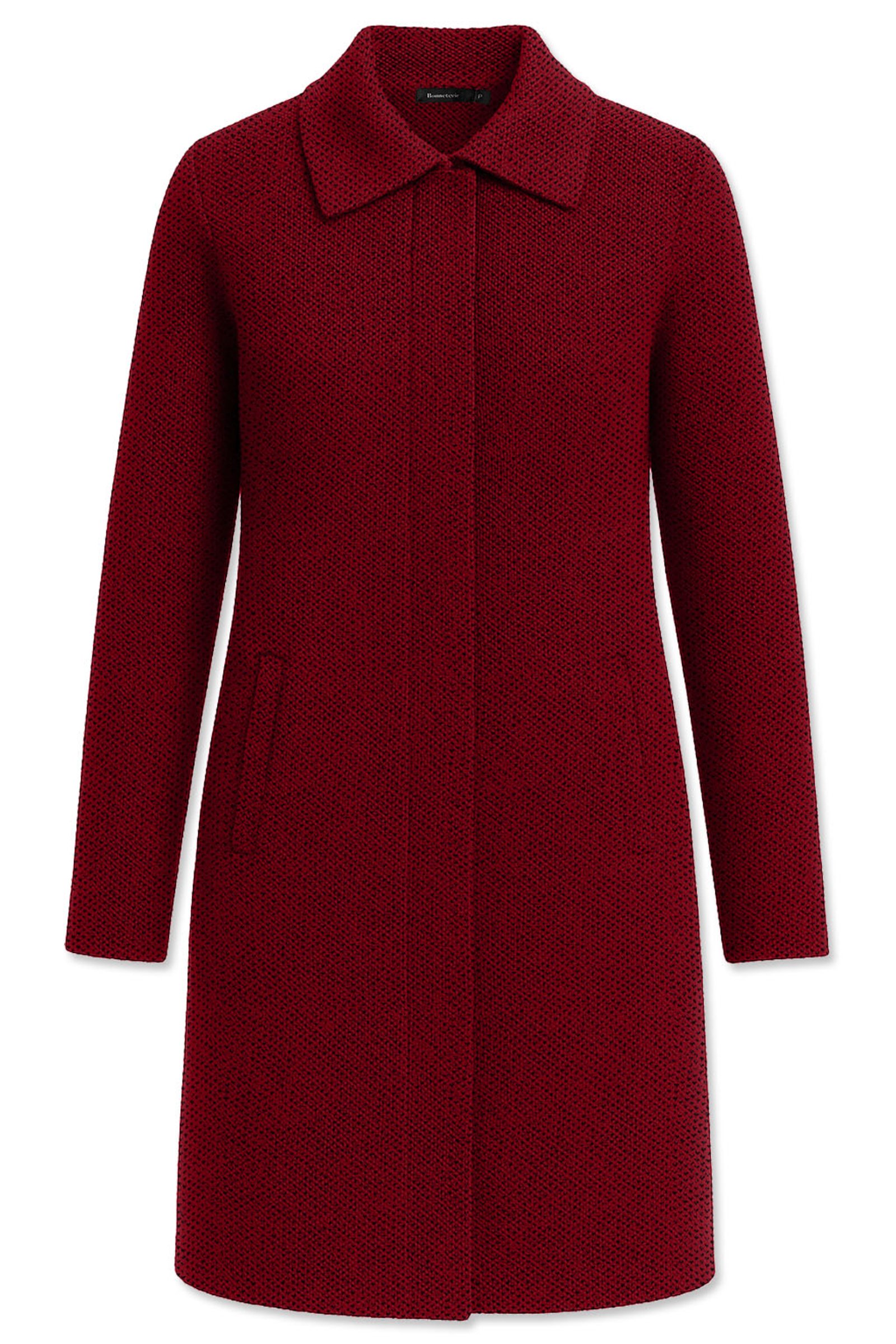 Casaco 7/8 de Tricô em Estilo Alfaiataria com Lã de Alpaca