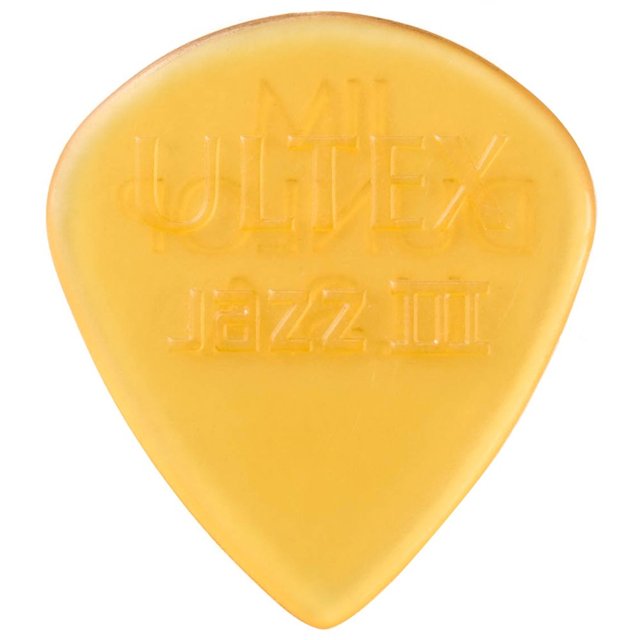 Kit Palhetas Dunlop Ultex Jazz 3 1.38mm Amarela C/ 6 Unidades
