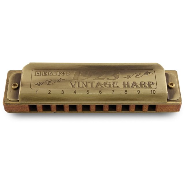 Gaita Hering Diatônica Vintage Harp 1923 C Dó 1020C Com Case