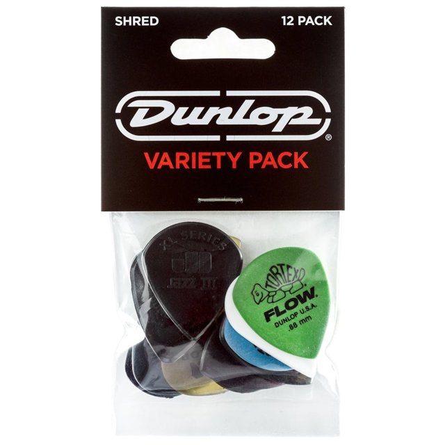Kit 12 Palhetas Dunlop Variety Pack Flow Sortidas PVP118