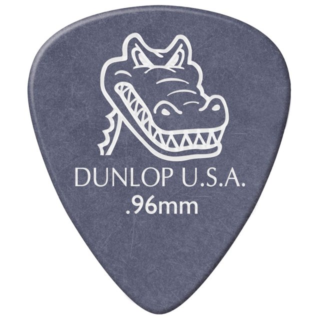 Kit Palhetas Dunlop Gator Grip 0.96mm Azul C/ 12 Unidades