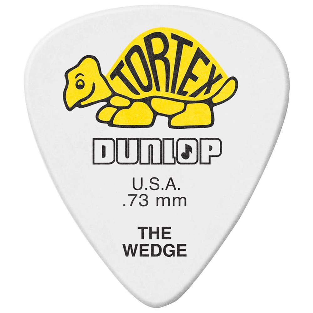 Dunlop Tortex Sharp palhetas de guitarra 0,73 mm amarelo