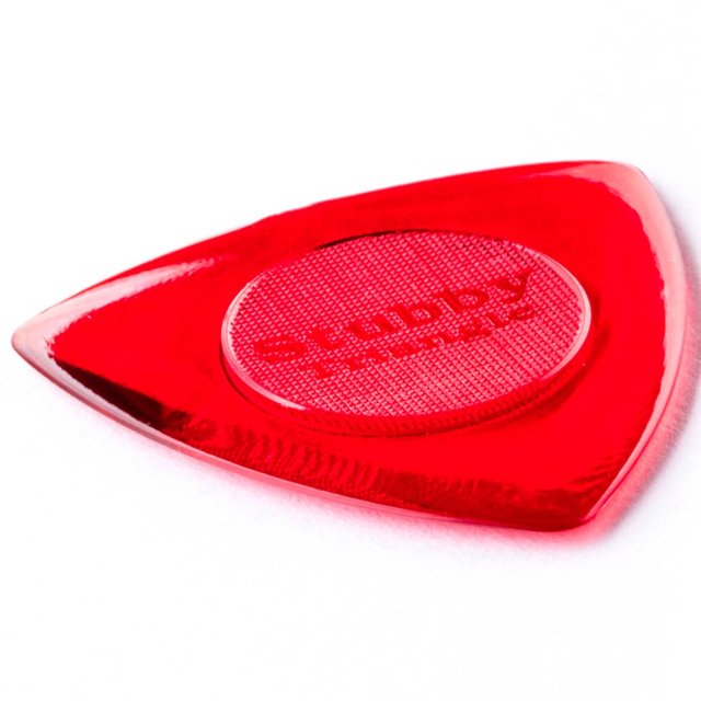 Kit Palhetas Dunlop Tri Stubby 1.5mm Vermelha C/ 6 Unidades