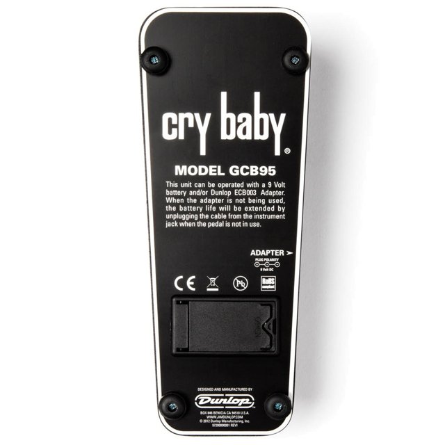 Pedal Dunlop Cry Baby Wah Wah GCB95 4 Music Pedal Dunlop Cry Baby Wah Wah GCB95 4 Music