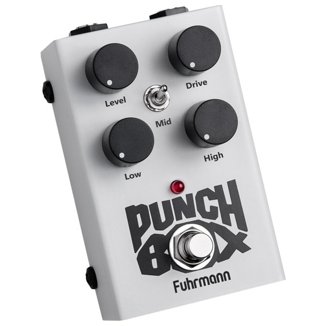 Pedal De Efeito Para Guitarra Fuhrmann Punch Box Overdrive Lançamento 2019