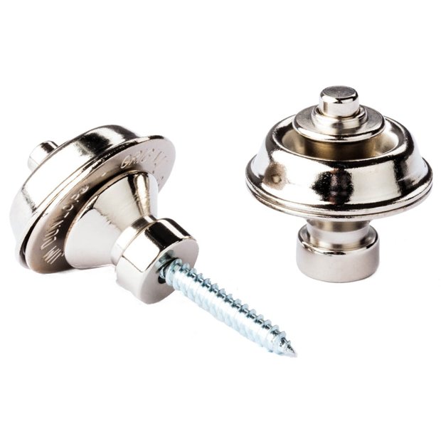 Strap Lock Dunlop Tradicional Cromado SLS1501N 4 Music