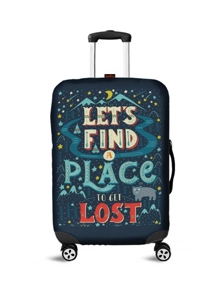 Capa para Mala Let's find a place to get lost