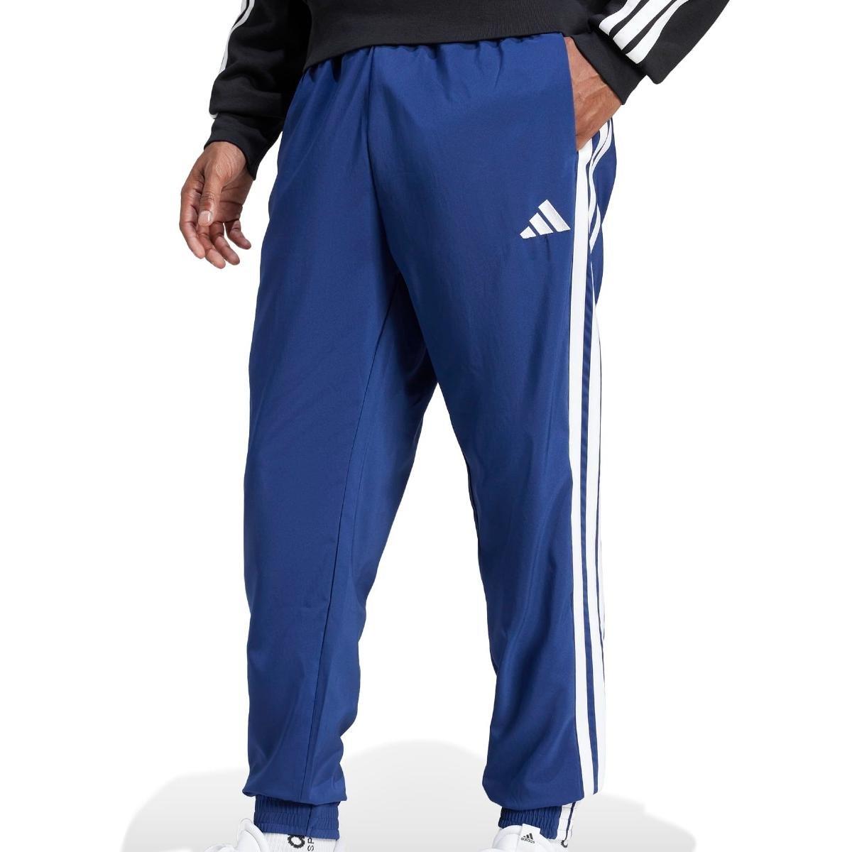 CALCA ADIDAS JE6403 PLANO 3 STRIPES CINZA | Modapé - Loja Virtual